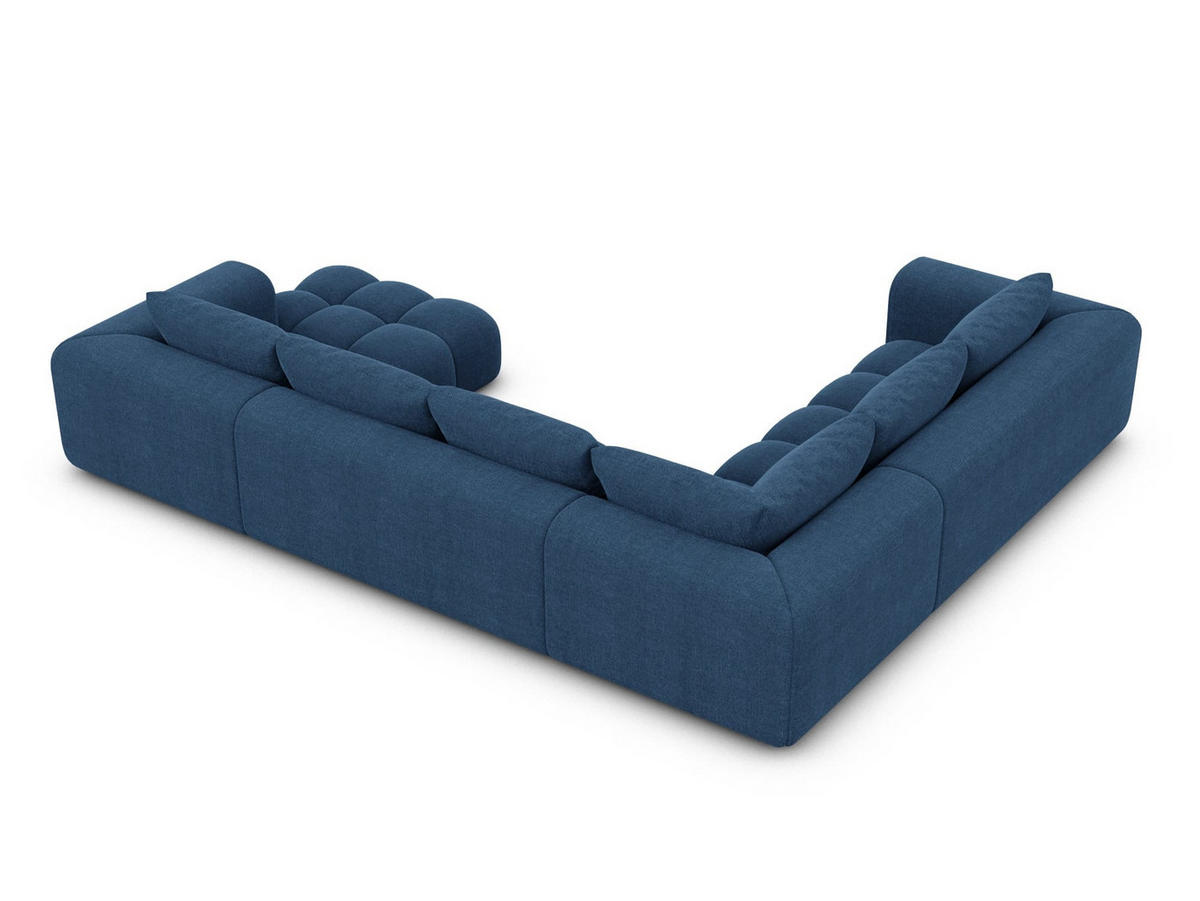 WOHNLANDSCHAFT Casaluna U-Form Dunkelblau Strukturstoff - Dunkelblau, Kunststoff (338/88/267cm)
