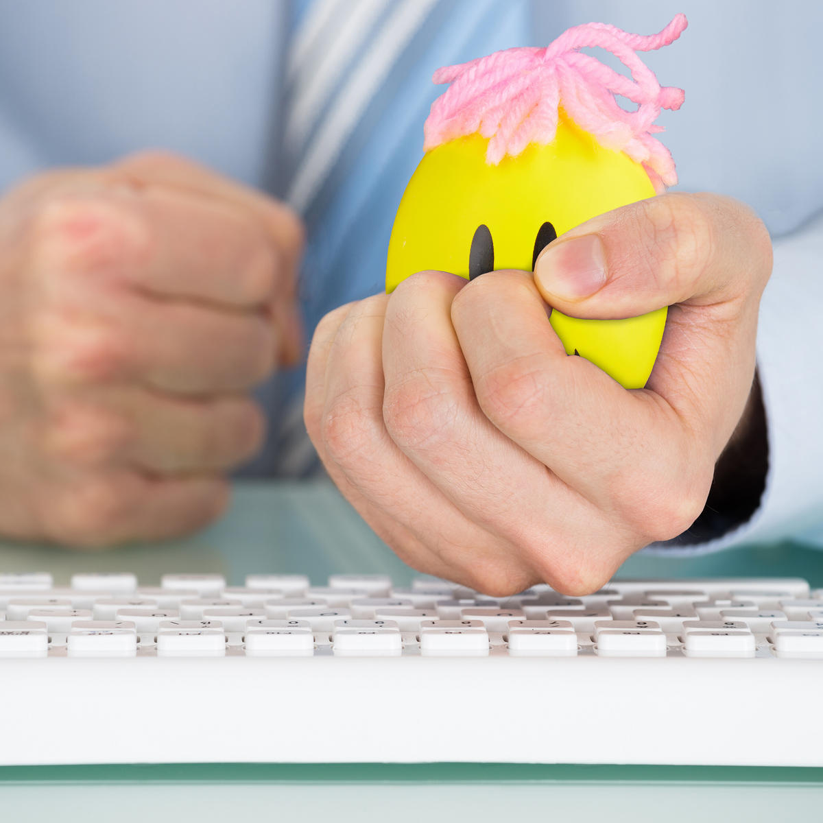 12XANTISTRESOVÝ míček - různobarevná, textil/přírodní materiály (5/8/5cm) - Relaxdays