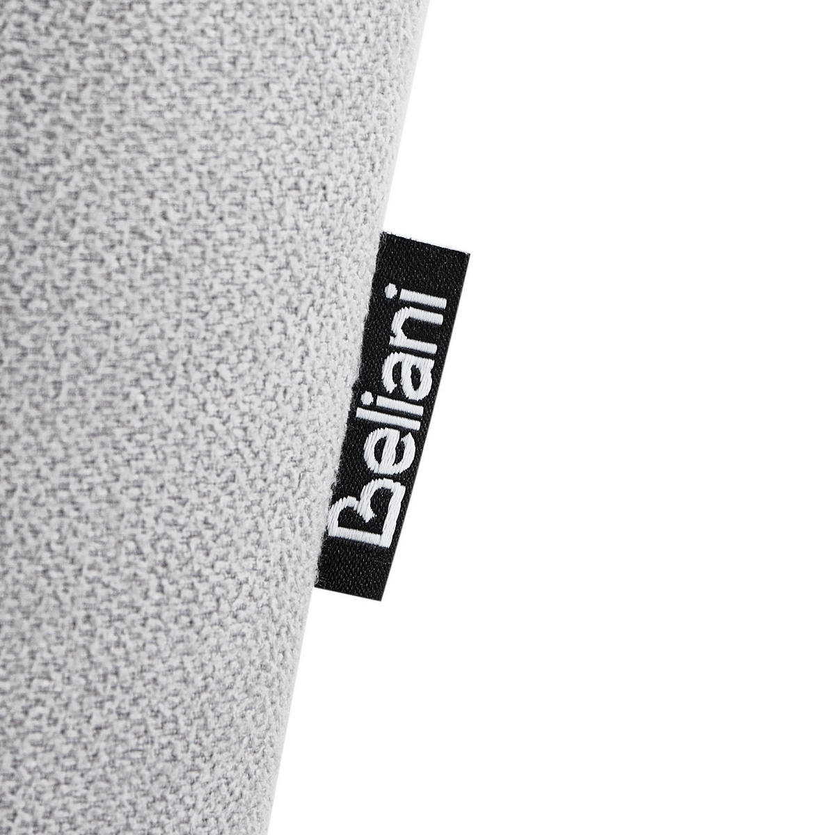 JÍDELNÍ ŽIDLE sada 2 ks čalounění Šedá Broadway - šedá, dřevo/textil (42/93/59cm) - Beliani