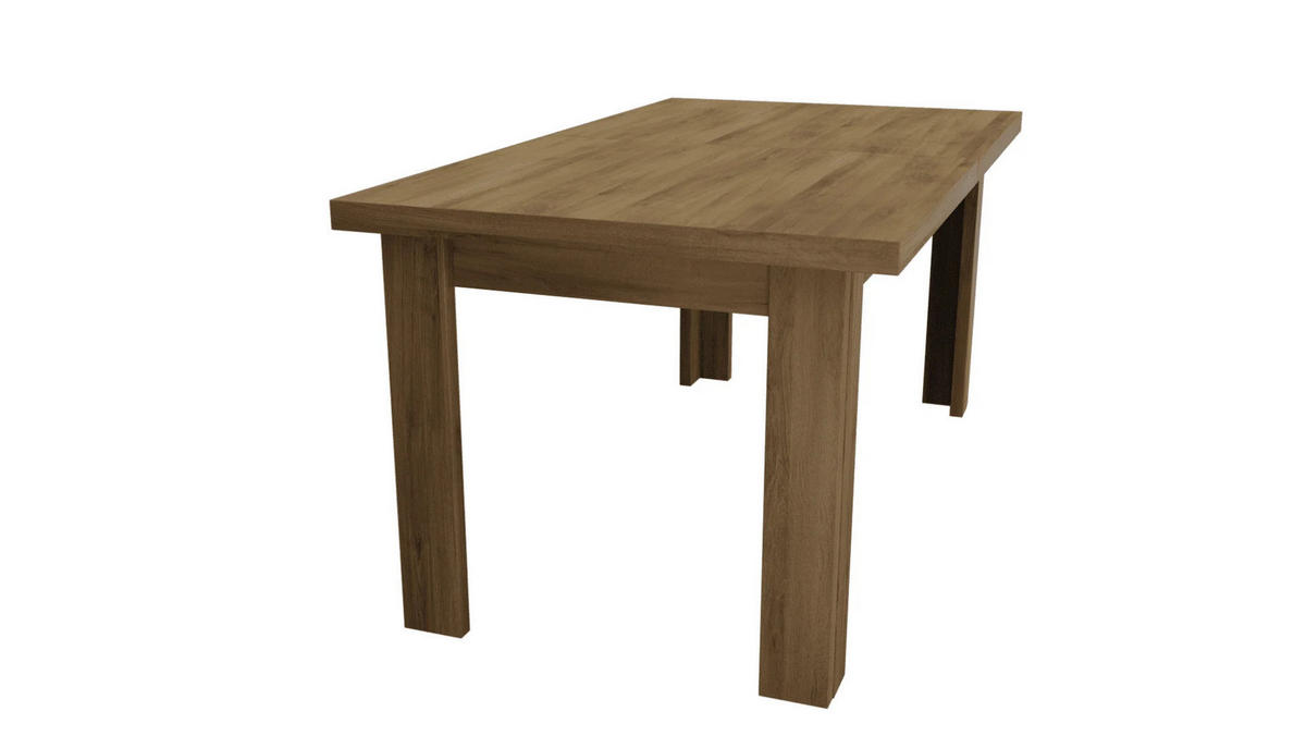 ESSTISCH ausziehbar 160-200 cm Eiche Lefkas - Eichefarben, Holzwerkstoff (160/90/75cm)