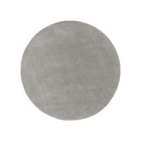 WOLLTEPPICH Bent Grau ø 200 cm rund - Grau, Textil (200/200cm) - benuta Nest