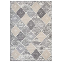 KURZFLOR-TEPPICH Flair 179 Grau 200x290 cm - Grau, Textil (200/290cm) - carpet city
