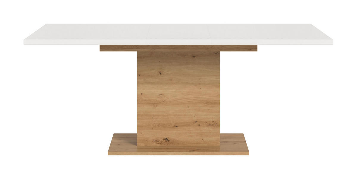 ESSTISCH MOTION (B/H/T: ca. 150/76/90 cm) in Artisan Oak Nachbildung/weiß - Eiche Artisan, Holzwerkstoff (90/150/76cm)