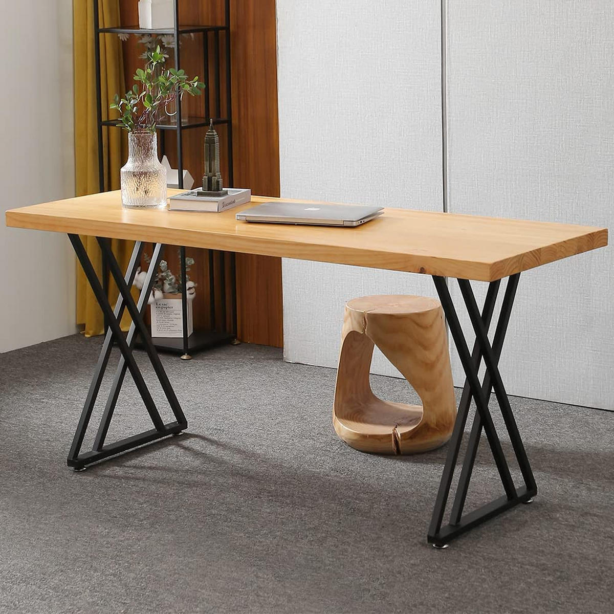TISCHGESTELL Metall OS ma39 - Schwarz, Metall (55/72/6cm) - moebel17