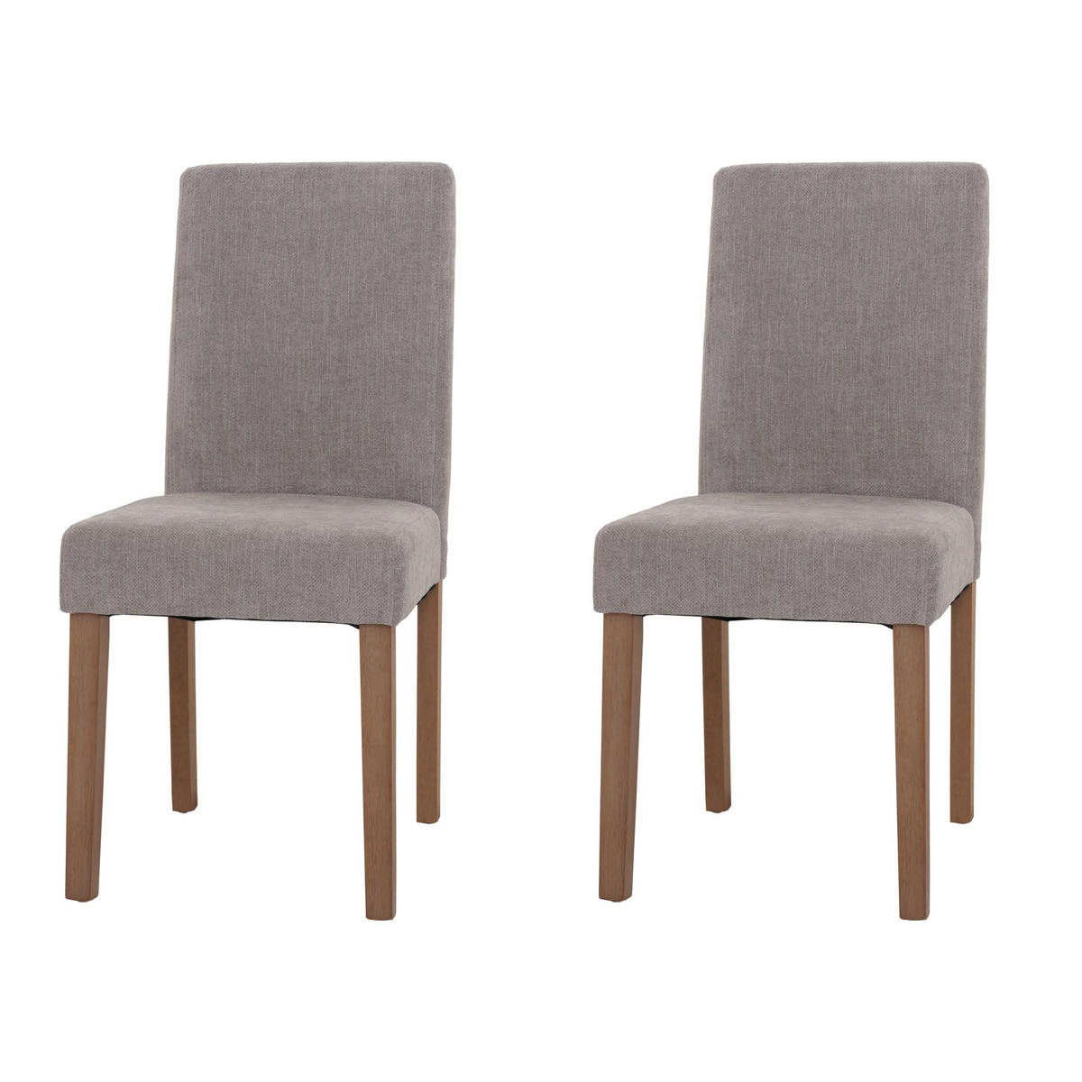 ESSZIMMERSTUHL Hellgrau 2er-Set - Hellgrau, Textil (42/90/50cm) - MCW