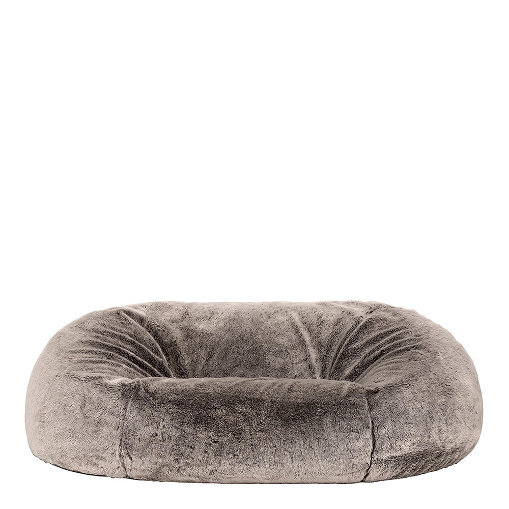 RIESENSITZSACK Cloud aus Kunstfell - Grau, Kunststoff (160/45/130cm) - icon