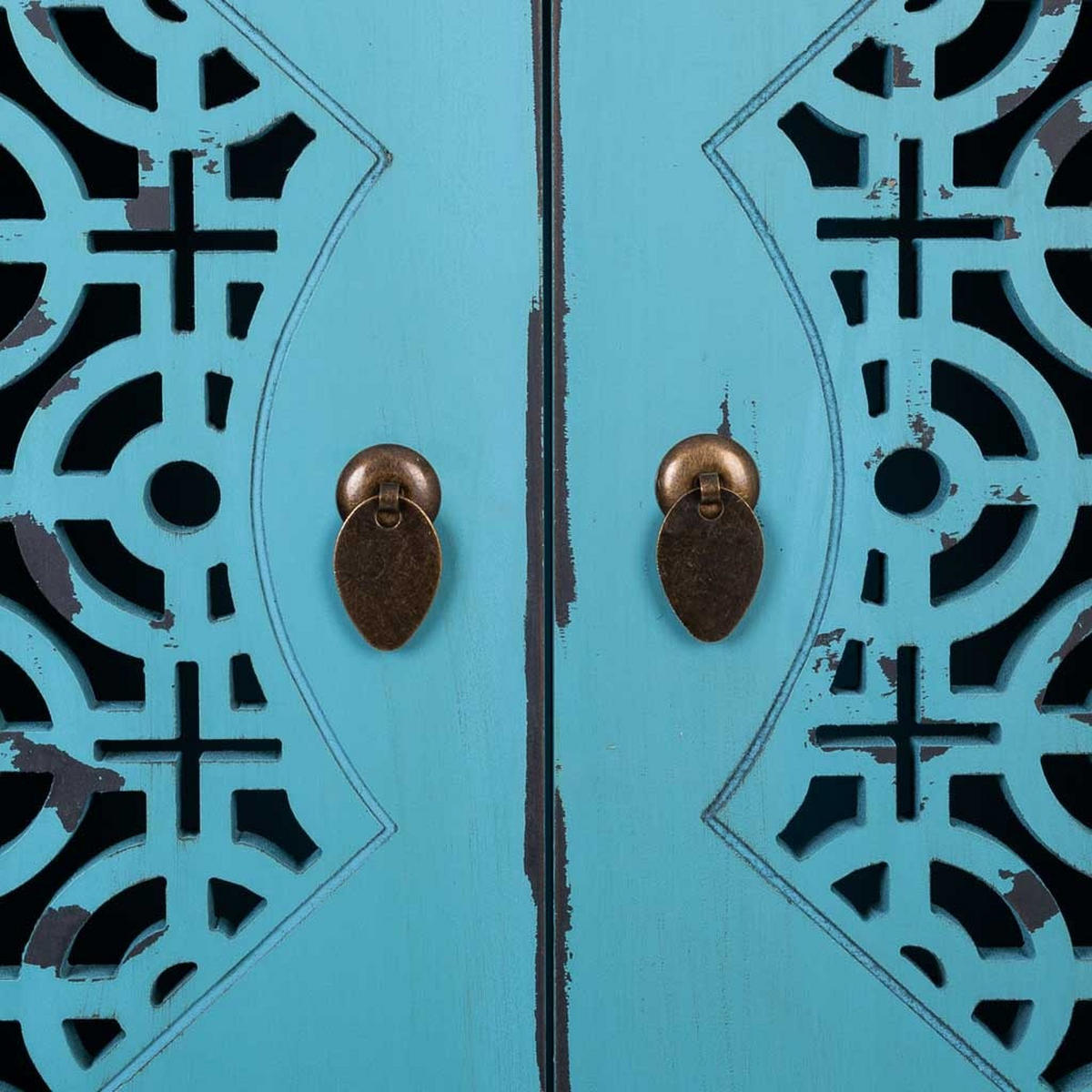 SCHRANK aus Holz 70x40x170 cm - Blau, Holz (70/170/40cm) - Wanderlust