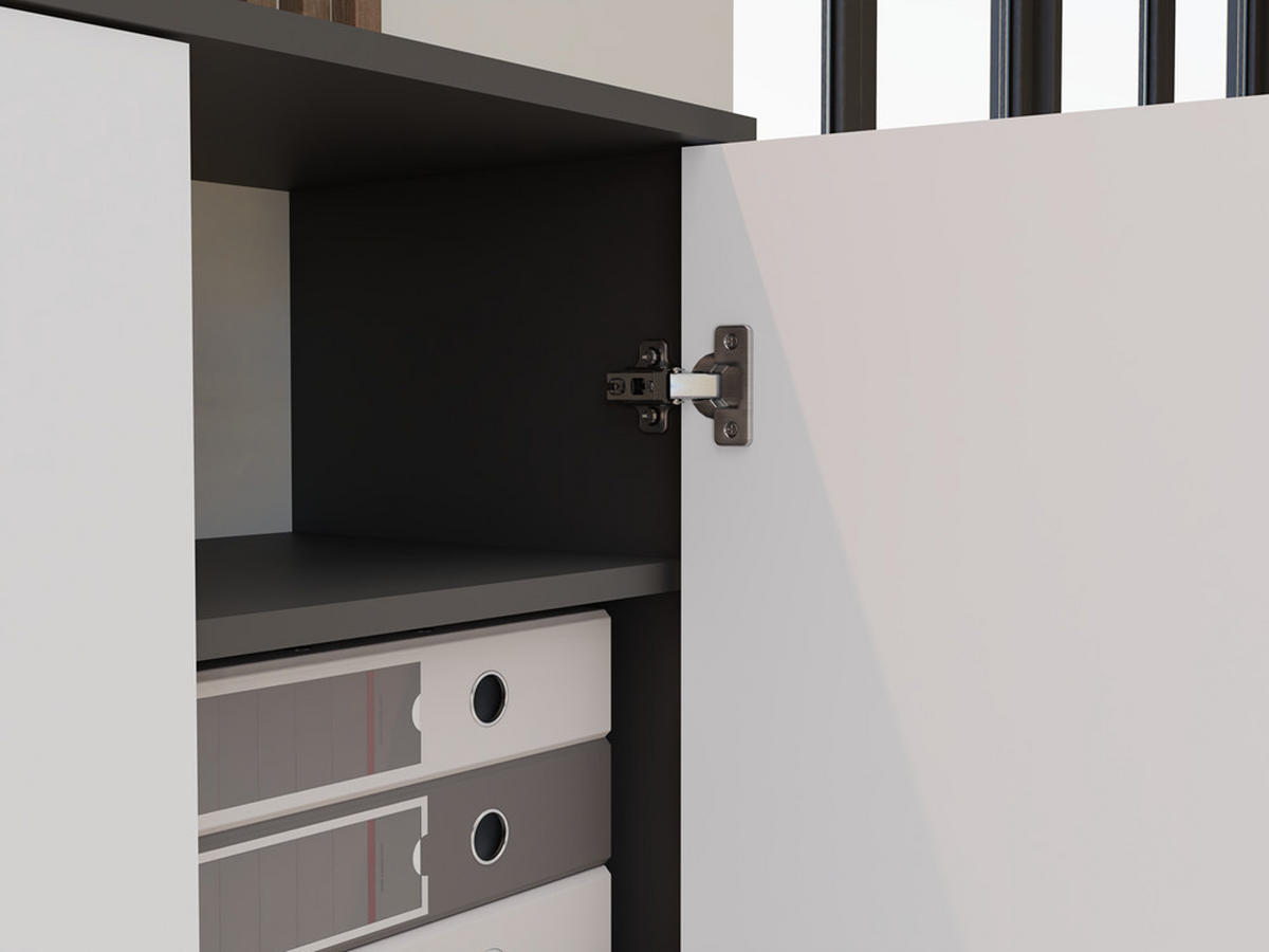 GARDEROBENSCHRANK OLIV - bílá/dub artisan, kompozitní dřevo (74/180/35cm) - RAUMHIRSCH FURNITURE