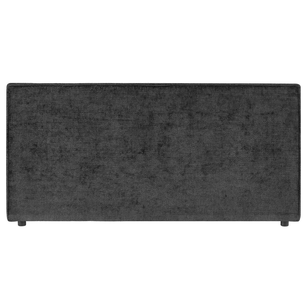KOPFTEIL MIRENN 140X190 CM - Schwarz, Textil (141/69/6cm) - IDIMEX