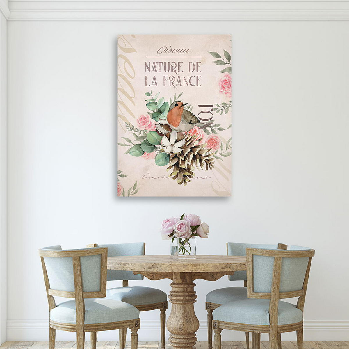 KUNSTDRUCK Grün 40/60 cm - Grün, Textil (40/60cm) - KUNSTLOFT