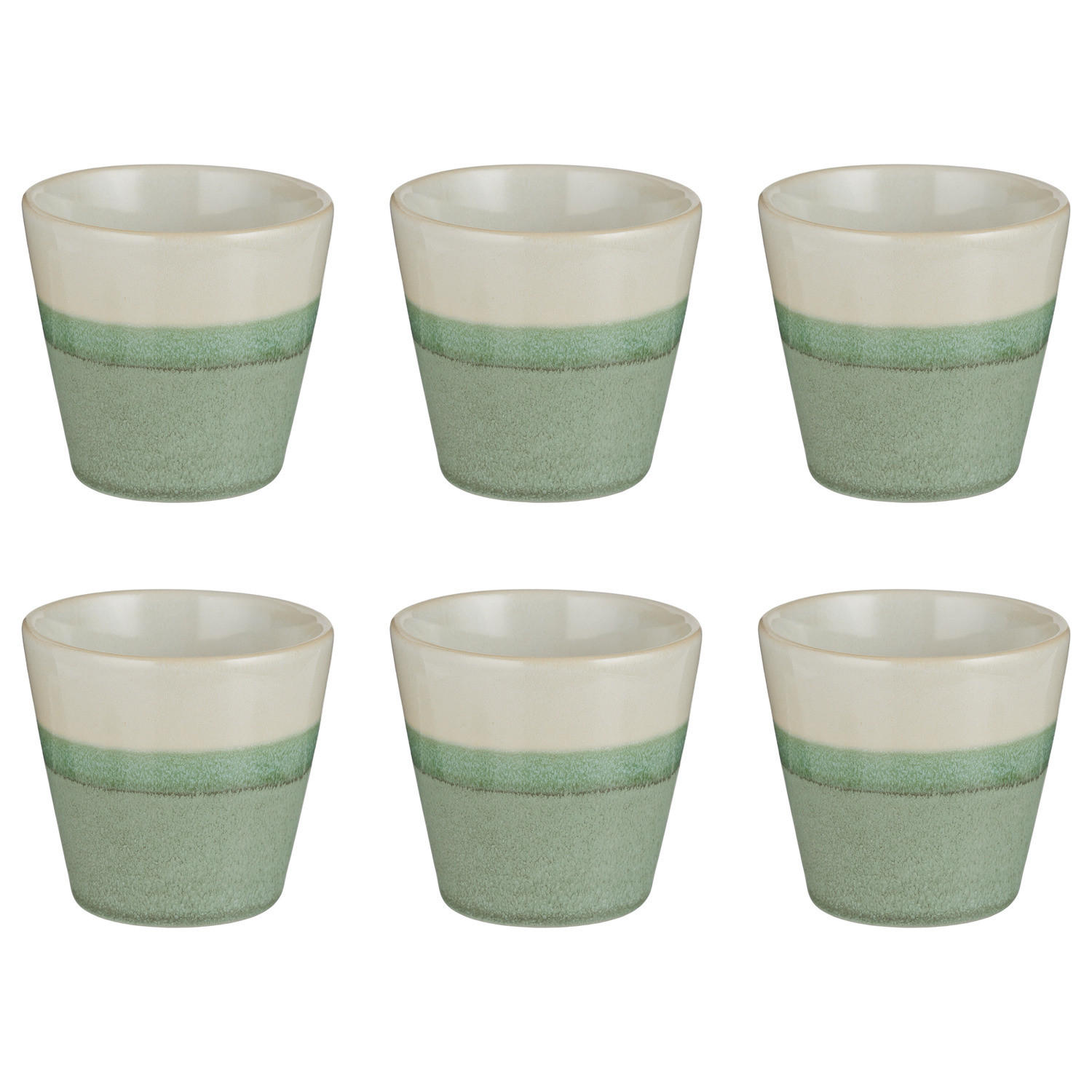 ESPRESSOTASSE (6er-Set) Artisan 90 ml - Grün, Keramik (0.09L) - Butlers