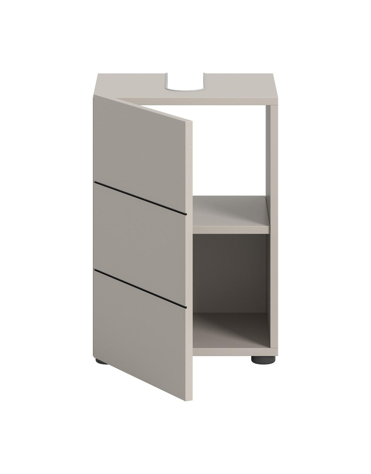 WASCHBECKENUNTERSCHRANK VIRA (B/H/T: ca. 38/56/34 cm) in Kaschmir/Kaschmir - Kaschmir, Holz (38/56/34cm)