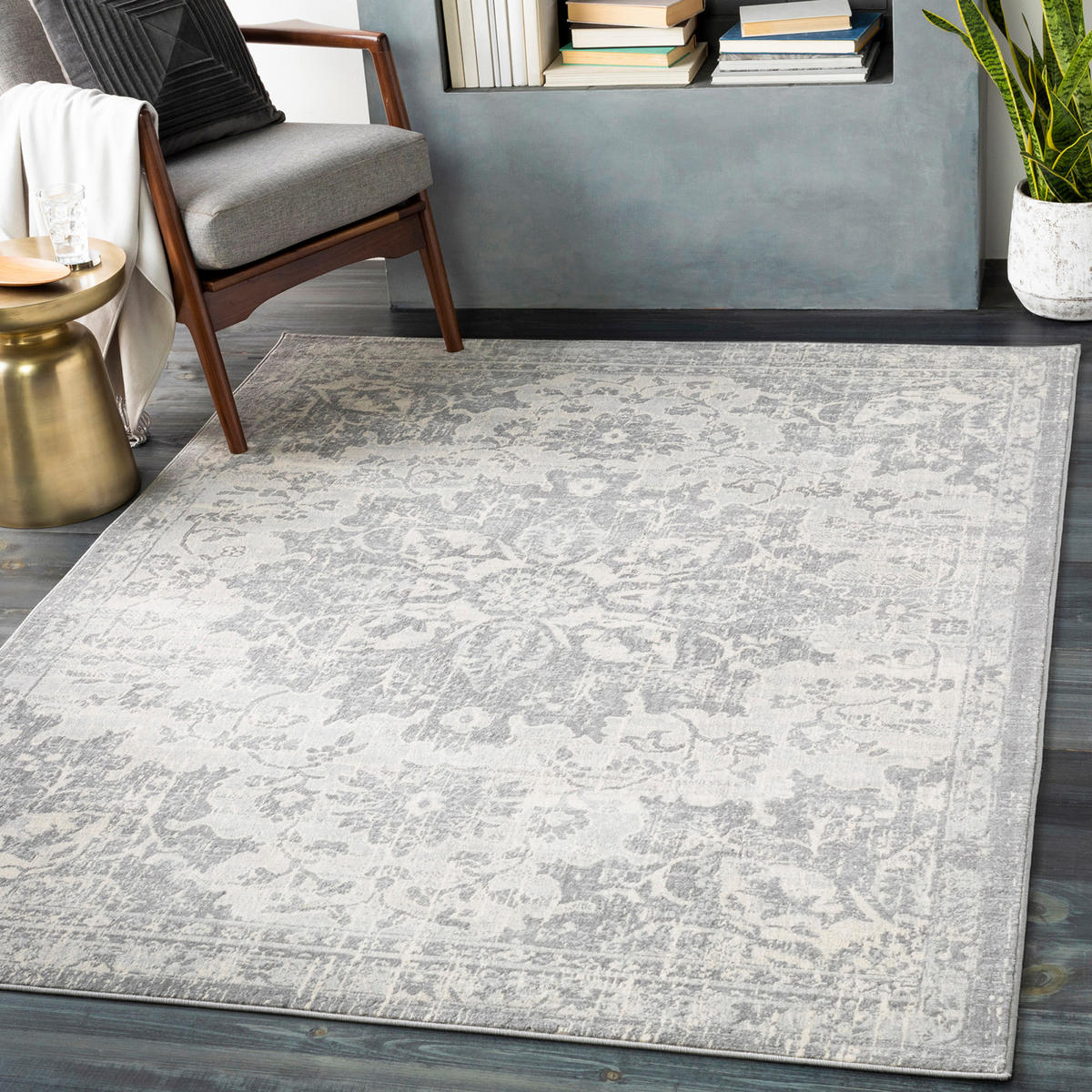 VINTAGE-TEPPICH 200/290 cm Grau - Grau, Textil (200/290cm) - LIVABLISS