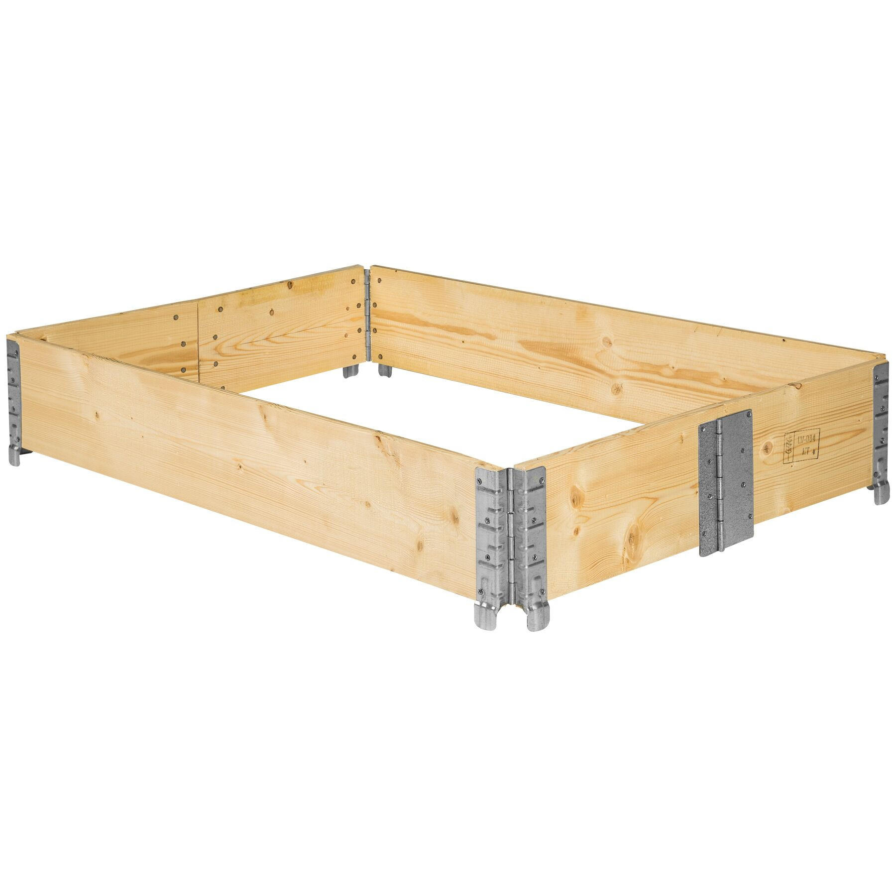HOCHBEET 1er Set, 120 x 80 x 19 cm, holzdekor - Eiche Artisan, Holz (80/19/120cm) - tectake