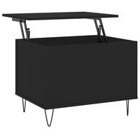 COUCHTISCH Schwarz 60x44,5x45 cm Holzwerkstoff - Schwarz, Holzwerkstoff (60/60/45cm) - furnicato