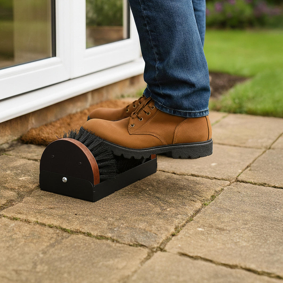 SCHUHABSTREIFER - Schwarz, Holz/Kunststoff (47/15.5cm) - Relaxdays