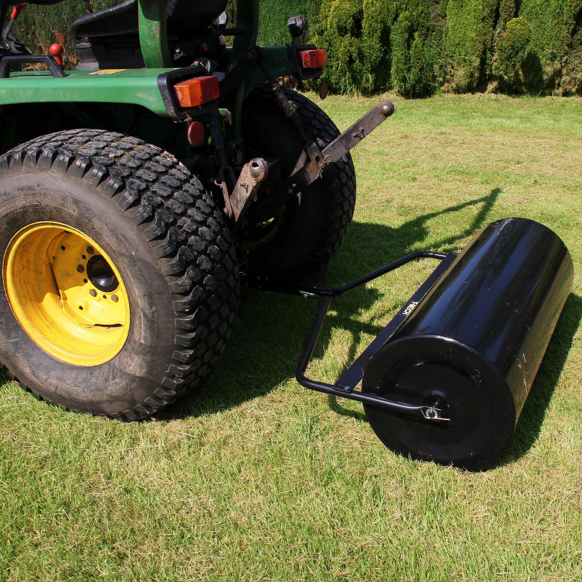 ANHÄNGEWALZE 120 Liter - Schwarz, Metall (112/105/112cm) - Monstershop