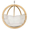 HÄNGESESSEL HIGLO ,Creme - Creme, Holz/Textil (120/82/120cm) - KONSIMO®