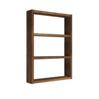 WANDREGAL mit 3 ablagen - emma 43,2/9/60 cm - Naturfarben, Holzwerkstoff (9/60/43.2cm) - Calicosy