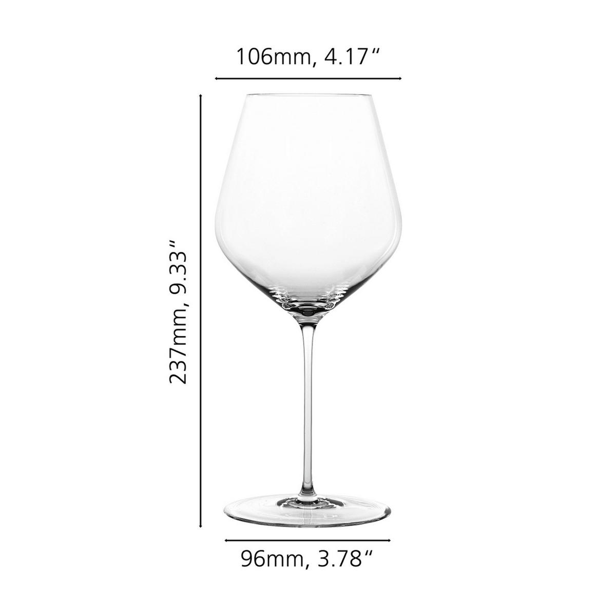 BURGUNDERGLÄSER + POLIERTUCH Hi-Lite transparent 734 ml 6er Set - Transparent, Glas (0.734L) - Spiegelau
