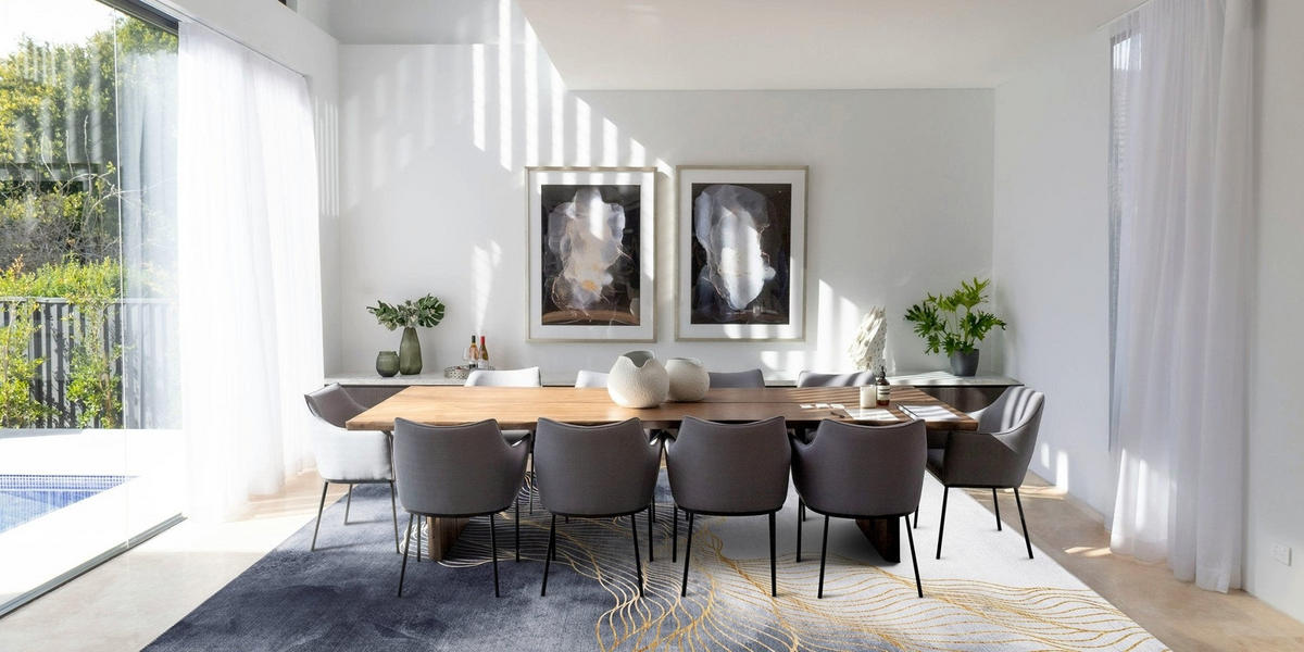 TEPPICH mit englischer Nahtverarbeitung blau - Blau, Textil (160/230cm) - AFK Living