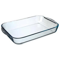 OFENFORM Rechteckig, Glas, Transparent, 40 x 25 cm - Transparent, Glas (6/39/26cm) - 5five Simply Smart