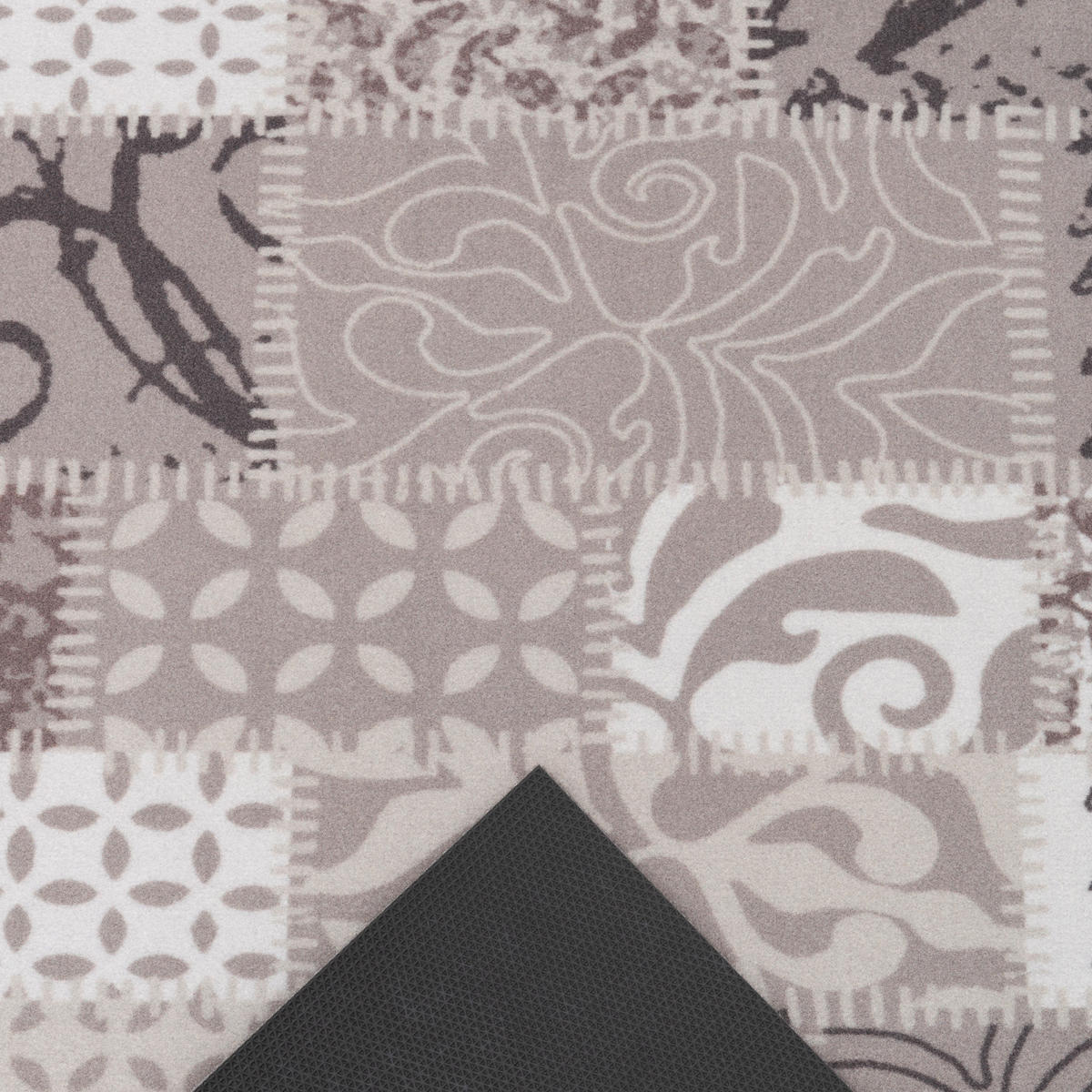 KÜCHENLÄUFER TEPPICH TRENDY VINTAGE BAROCK - Hellbraun, Textil (45/145cm) - Pergamon