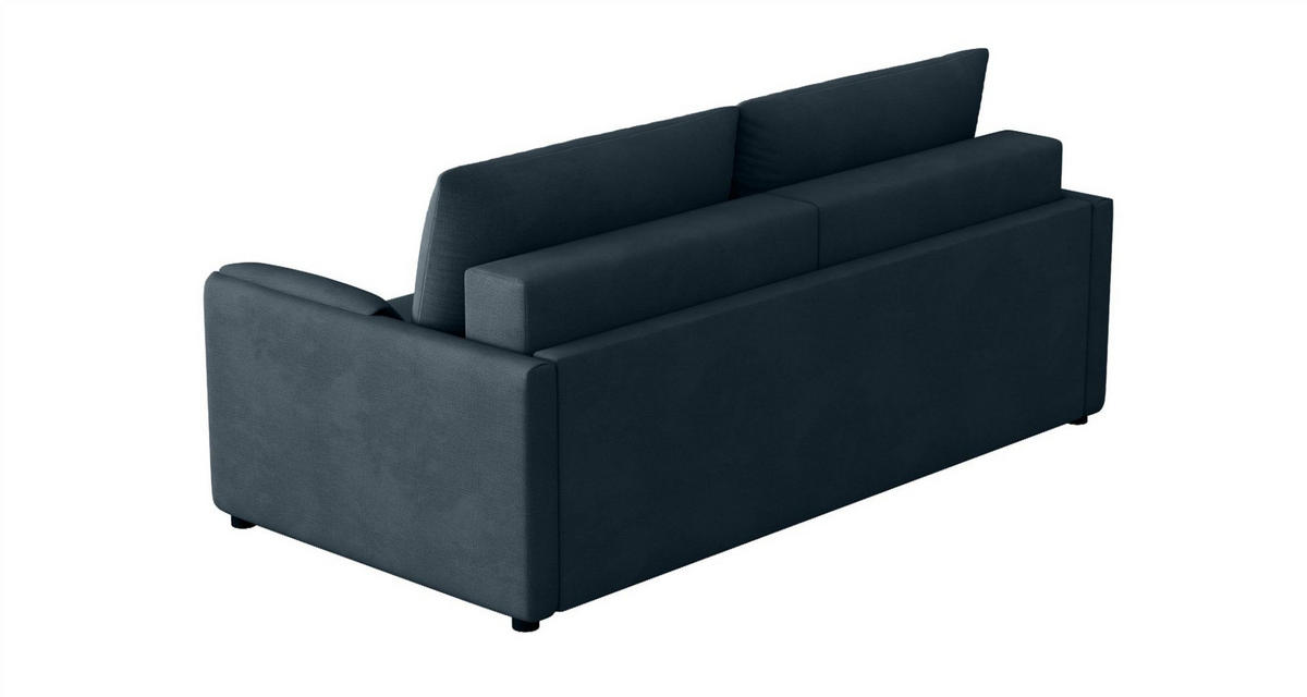 SCHLAFSOFA Mirena - Blau, Holzwerkstoff/Textil (215/100/112cm) - Fun Möbel