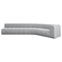 ECKSOFA modulares Sofa Karex-L2 - 399x194x70 cm Grau - Grau, Holzwerkstoff/Textil (399/194cm) - ALTDECOR