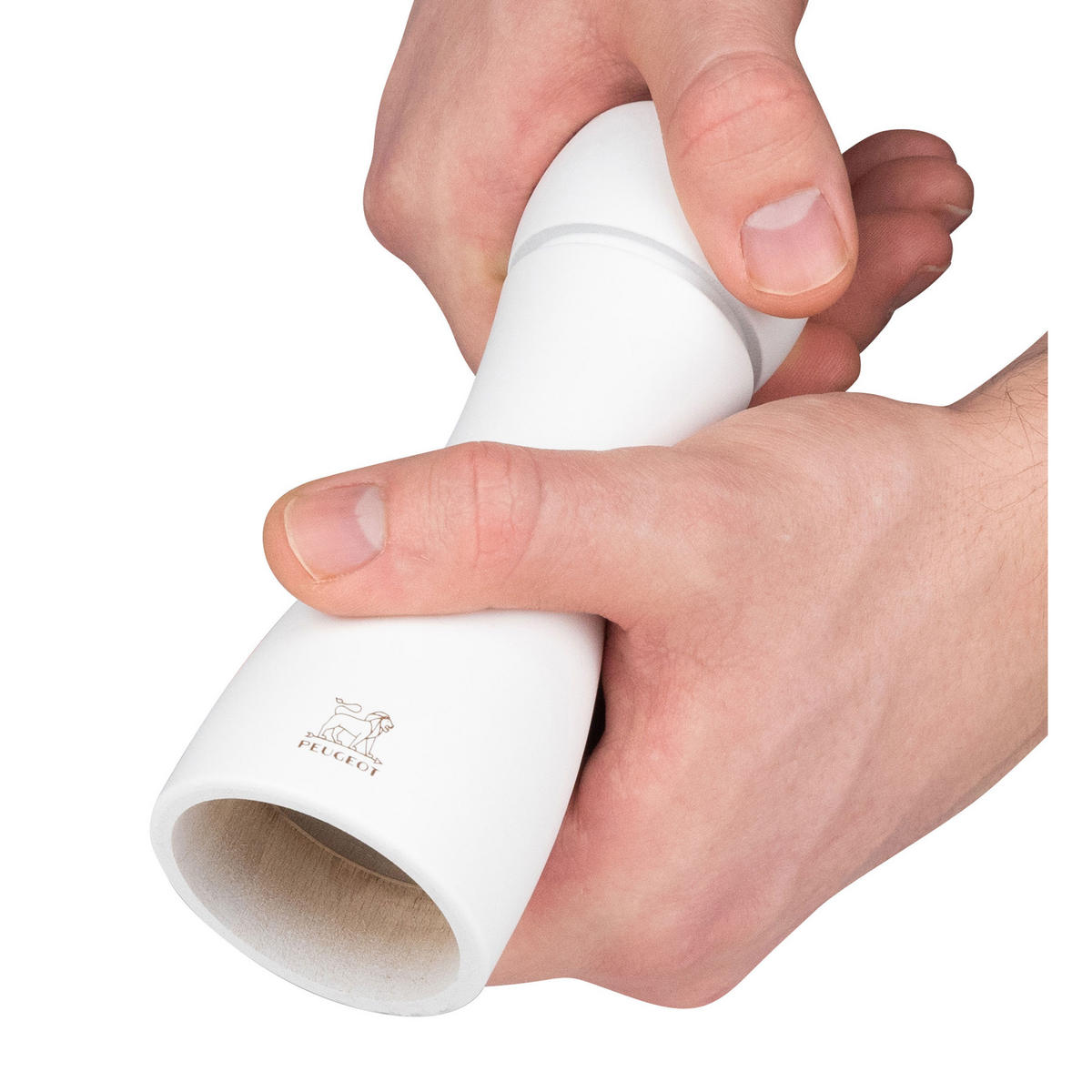 SALZMÜHLE Tahiti 15cm Buchenholz Weiß Stahlmahlwerk - Weiß, Holz (5.2/15/5.2cm) - PEUGEOT