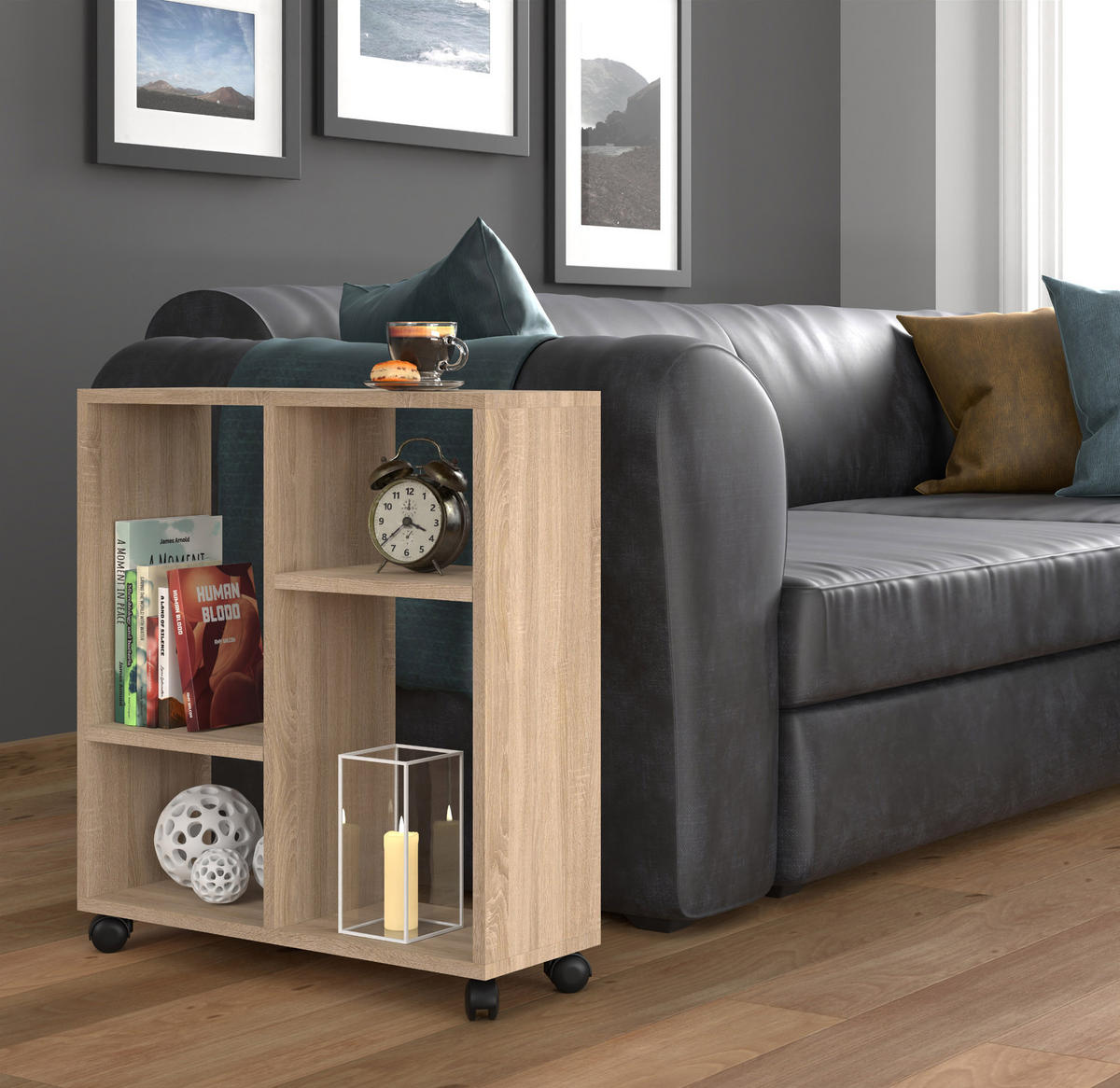 COUCHTISCH Sonoma Eiche 60/65/20 - Sonoma Eiche, Holzwerkstoff (20/60/65cm) - RAUMHIRSCH FURNITURE