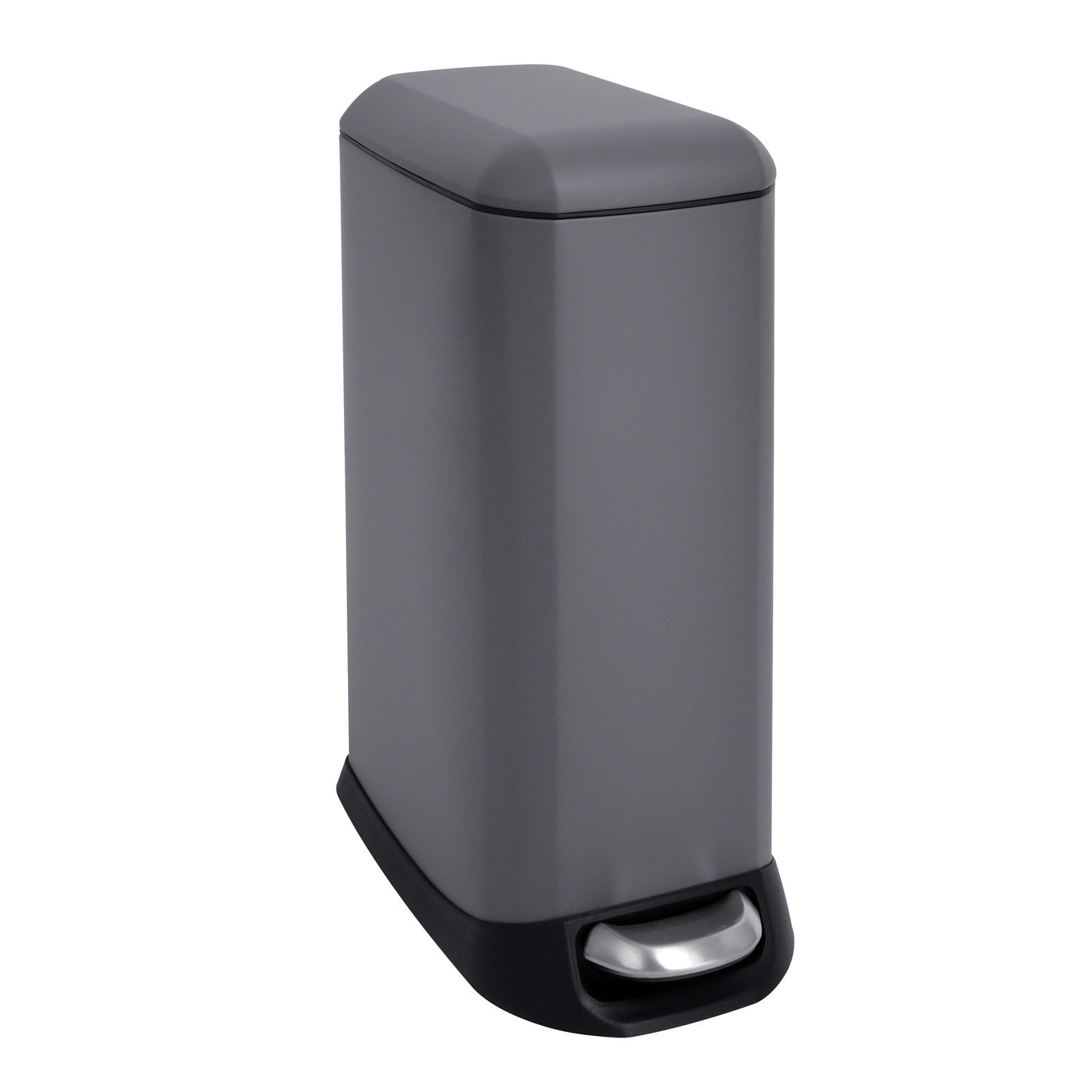 MÜLLEIMER TS20 20l Grau - Grau, Metall (23.5/55.5/42cm) - SVITA