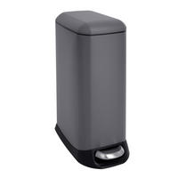 MÜLLEIMER TS20 20l Grau - Grau, Metall (23.5/55.5/42cm) - SVITA