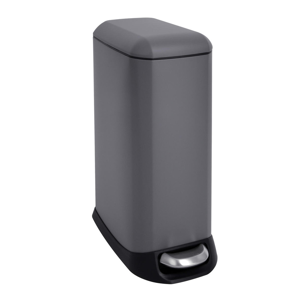 MÜLLEIMER TS20 20l Grau - Grau, Metall (23.5/55.5/42cm) - SVITA