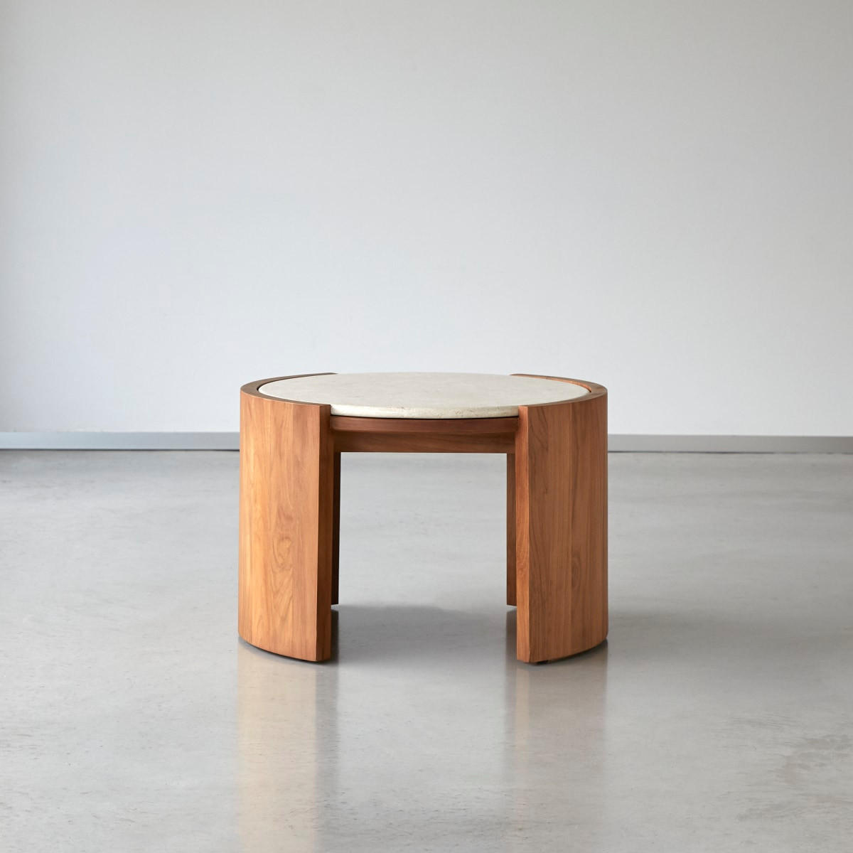 COUCHTISCH Virgile Natur aus Teak - Naturfarben, Holz (60/66/44cm) - Tikamoon