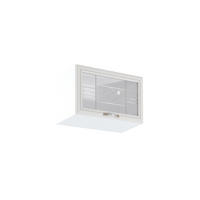GLASHÄNGESCHRANK G60KSN – Sycylia Weiß – Weiß / Creme - Creme/Weiß, Glas/Holzwerkstoff (60/36/32cm) - ROYAL24_MARKT