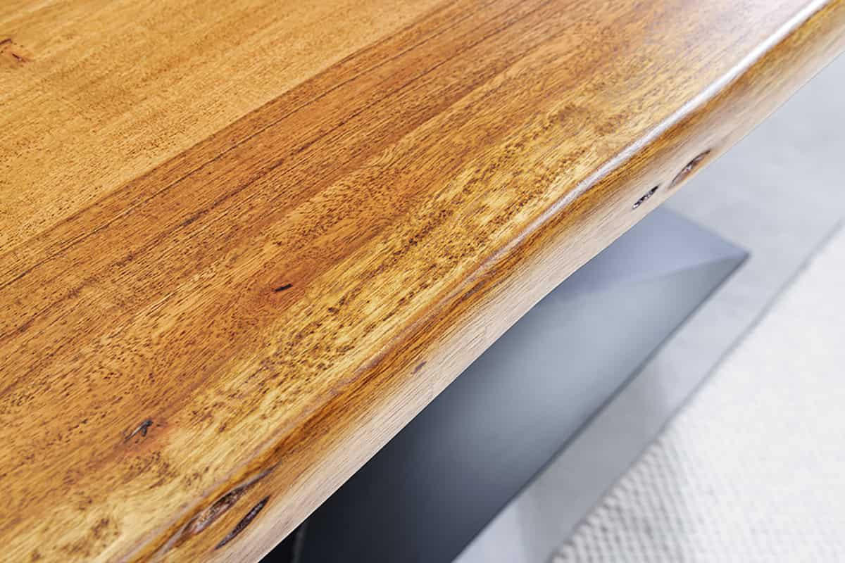 ESSTISCH MAMMUT BALANCE Akazie Braun 200cm - Schwarz/Braun, Holz/Metall (100/200/76cm) - riess-ambiente