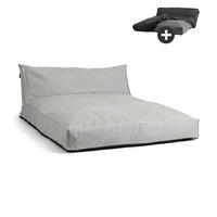 OOUTDOOR LOUNGE Das Daybed - Grau, Textil (130/55/150cm) - Mokebo