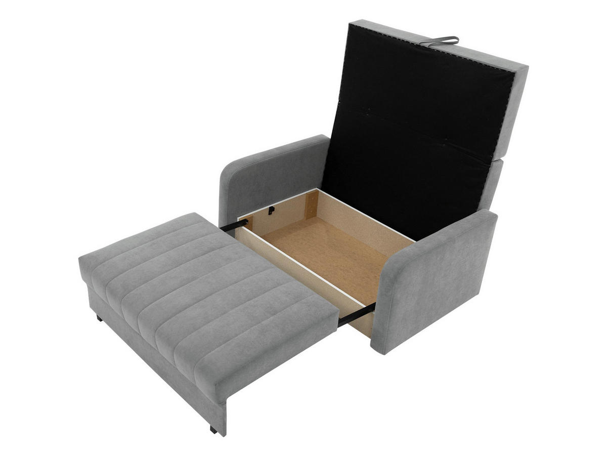 SCHLAFSOFA Viva Silk II - Dunkelgrün/Schwarz, Holz/Textil (132/85/98cm) - MIRJAN24