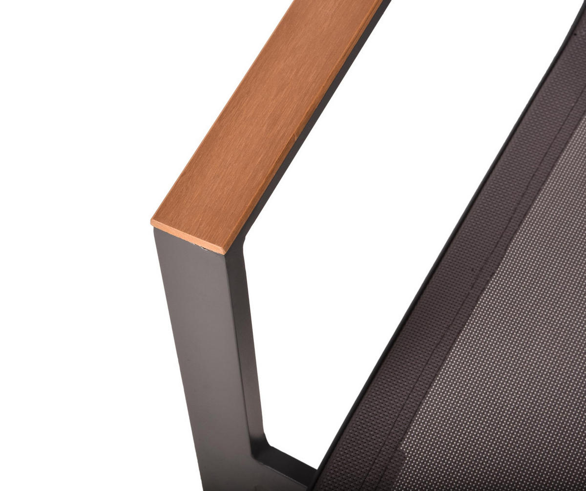 GARTENSTUHL 2er Set Joel Stapelstuhl - Braun, Kunststoff (56/90/60cm) - DELUKE