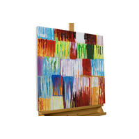 RUČNE MAĽOVANÝ AKRYLOVÝ OBRAZ 60/60 cm, viacfarebný, zvierací motív - viacfarebná, drevo/textil (60/60cm) - KUNSTLOFT