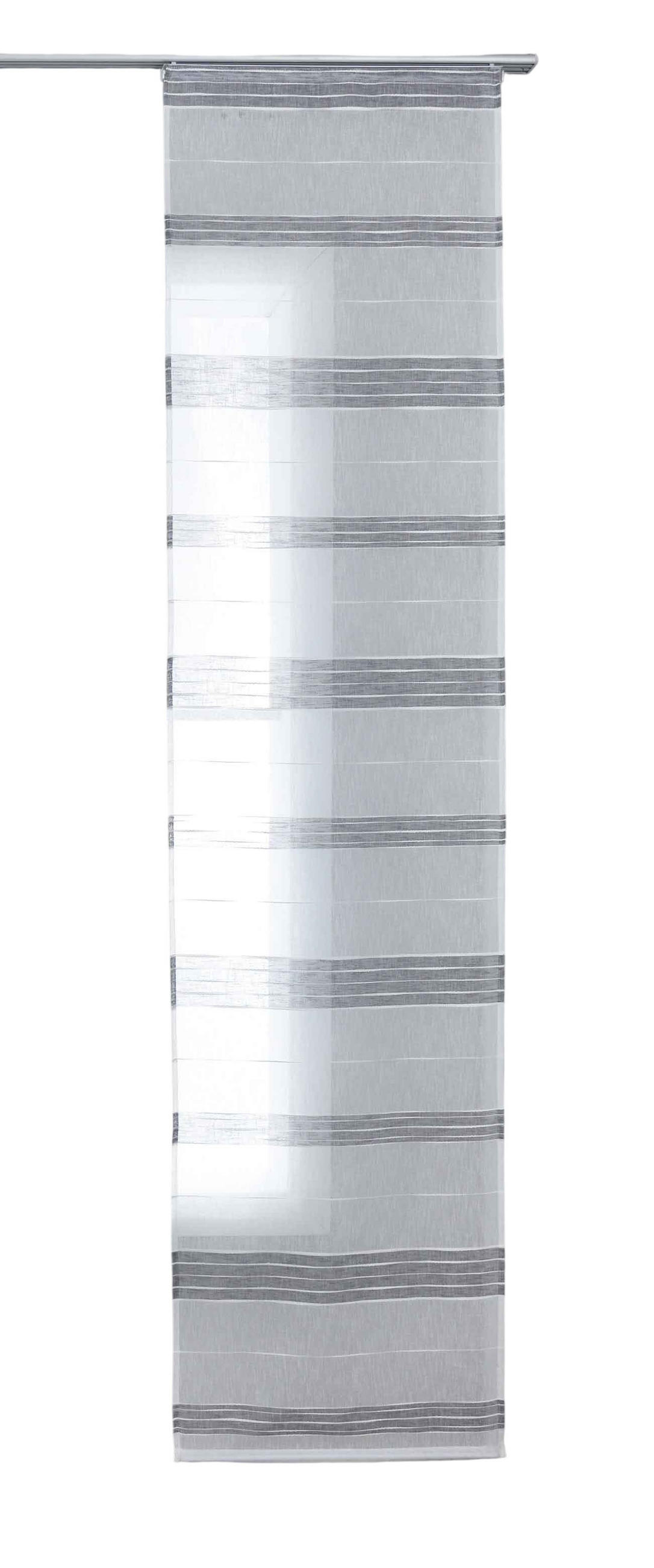 Gardinenbox Schiebevorhang Grau 60x245 cm