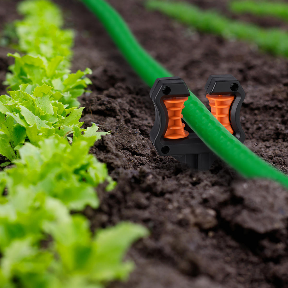 5xSCHLAUCHFÜHRUNG - Schwarz, Kunststoff (10/26/3cm) - Relaxdays