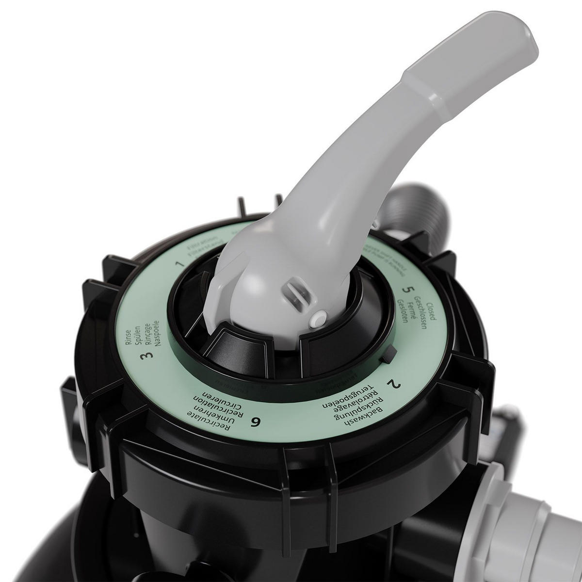 SANDFILTERANLAGE schwarz 250W - Schwarz, Kunststoff (33/41.5/52cm) - Juskys