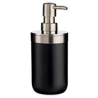 SEIFENSPENDER Silky 350 ml 8/9/17 cm - Schwarz, Kunststoff (9/17/8cm) - Berilo