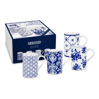 KAFFEEBECHER Never ending Romance Geschenkset, 4tlg. - Naturfarben, Keramik (0.3L) - Könitz