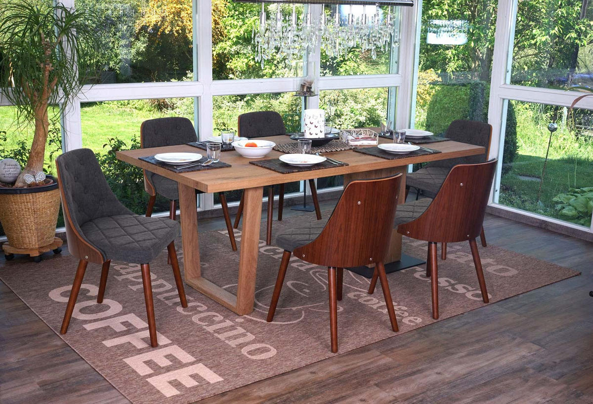 ESSZIMMERSTUHL Grau - Grau, Textil (50/82/53cm) - MCW