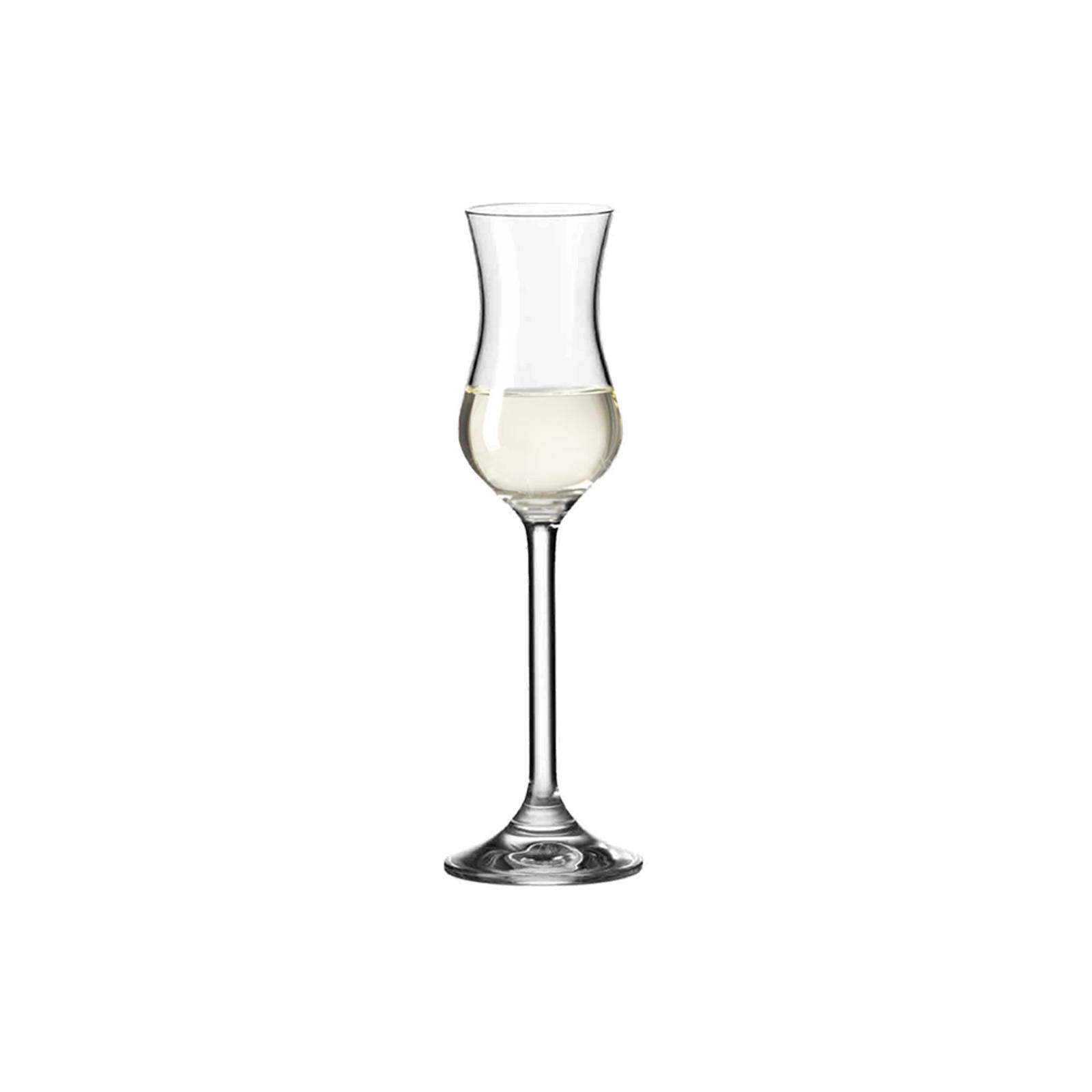 GRAPPAGLAS Daily transparent 100 ml 12er Set - Transparent, Glas (0.1L) - Leonardo Living