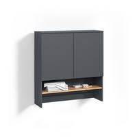 WASCHMASCHINENSCHRANK Paolina Anthrazit/Goldkraft Eiche 93.6 x 100.4 cm - Anthrazit/Eiche Wotan, Holzwerkstoff (93.6/100.4/29cm) - Livinity®