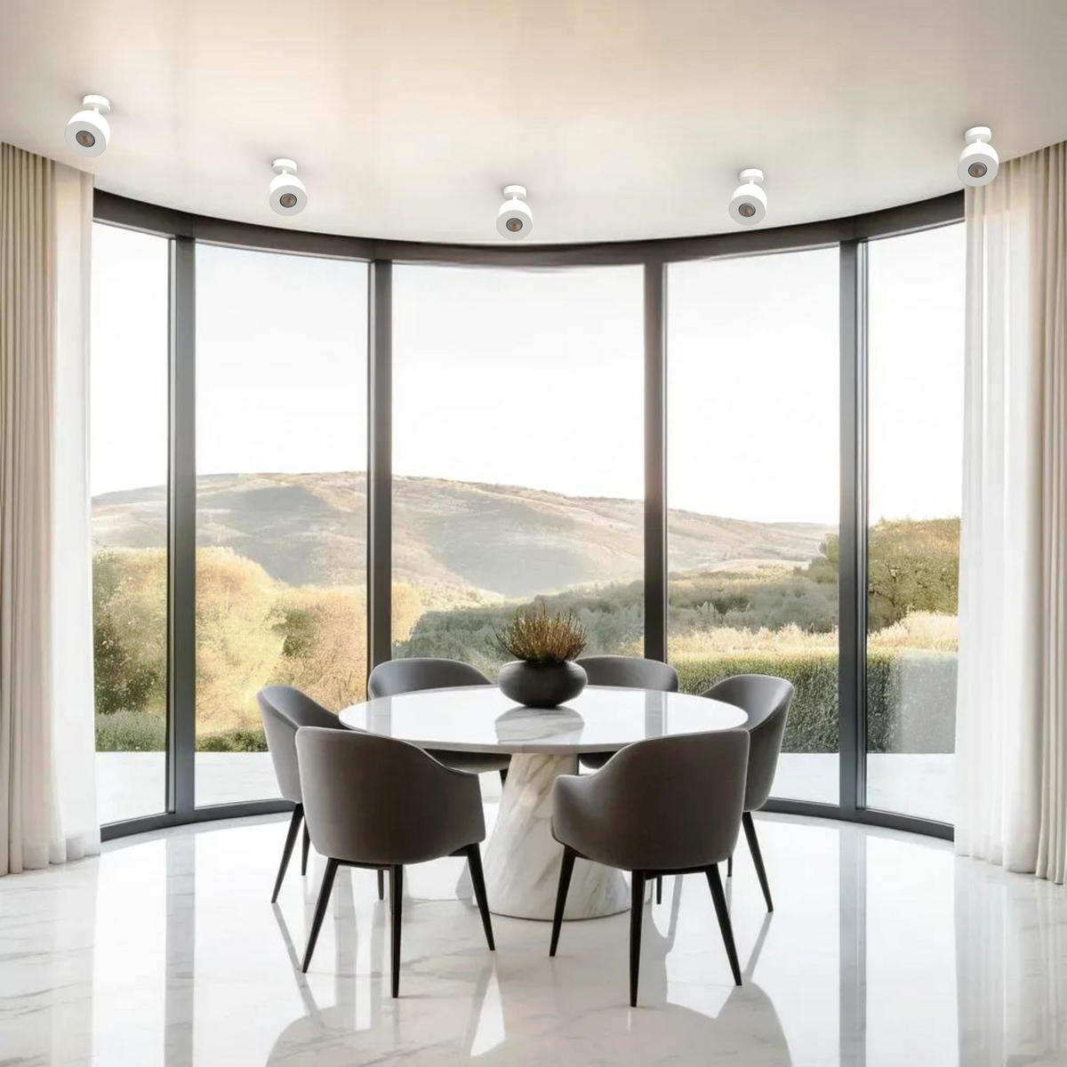 DECKENLEUCHTE - Weiß, Metall (8/8/18cm) - Lumicom